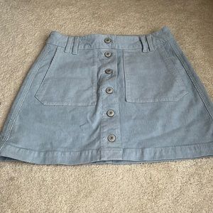 AE light blue ribbed skirt